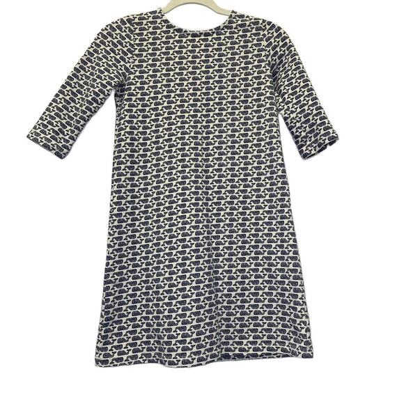 Vineyard Vines Girls’ Medium 10-12 Dress - Navy Blue Whale Print - Picture 1 of 11
